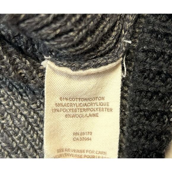 Free People Full Zip Cardigan Sweater Womens Size XS Gray Cotton Wool Blend - Picture 11 of 11